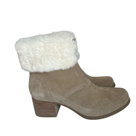 Koolaburra by Ugg Daianna Faux Fur Booties Brown Womens 9.5 - Picture 2 of 4